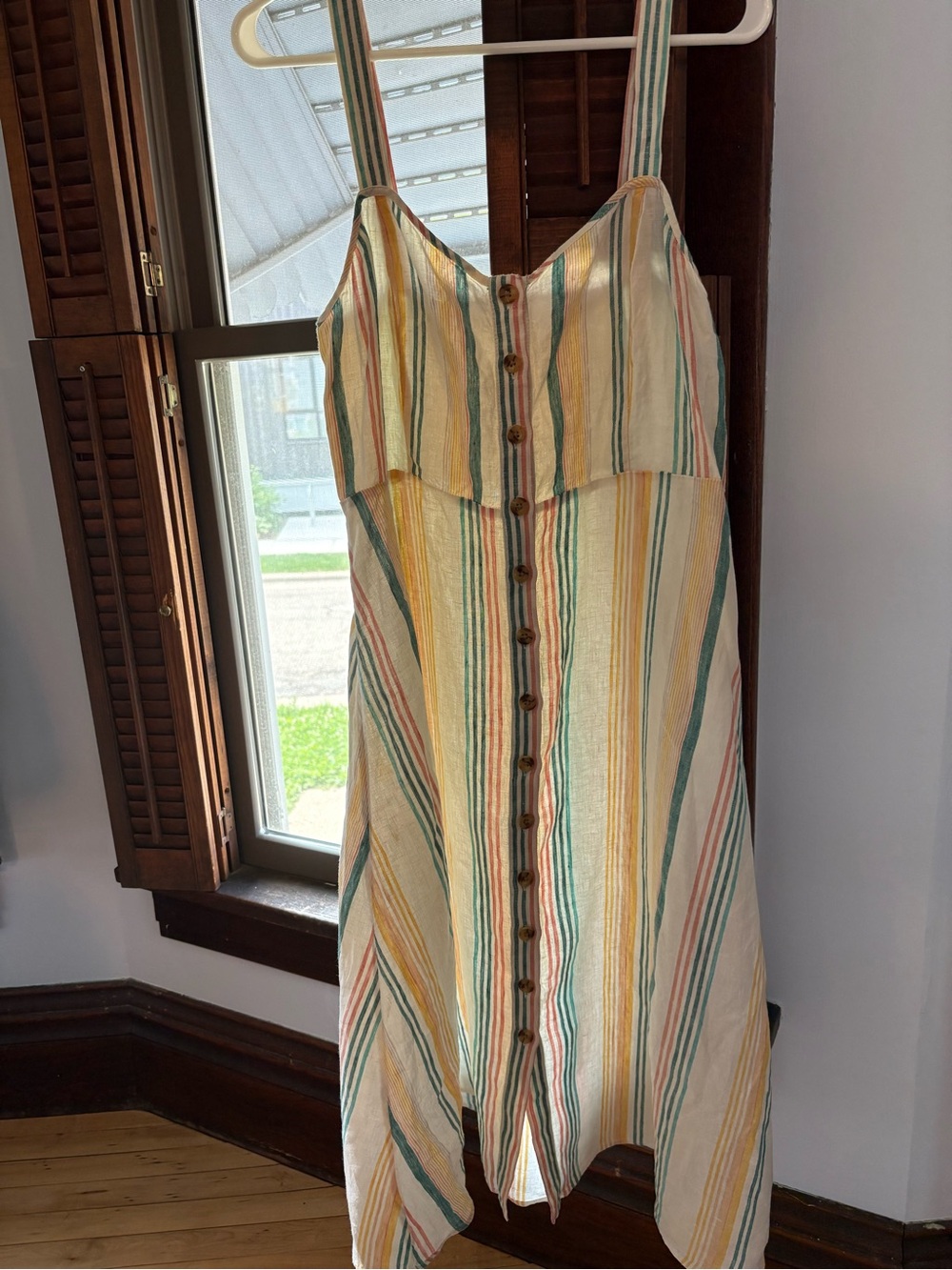 Madewell Striped Midi Sundress